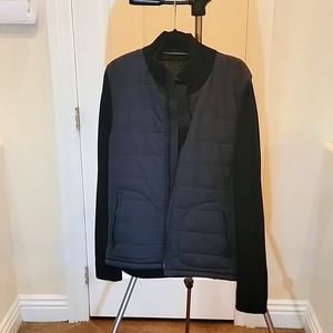Quilted bomber jacket